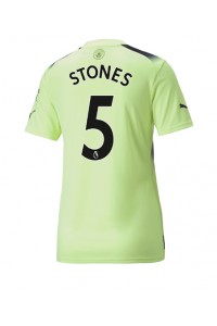 Manchester City John Stones #5 Voetbaltruitje 3e tenue Dames 2022-23 Korte Mouw